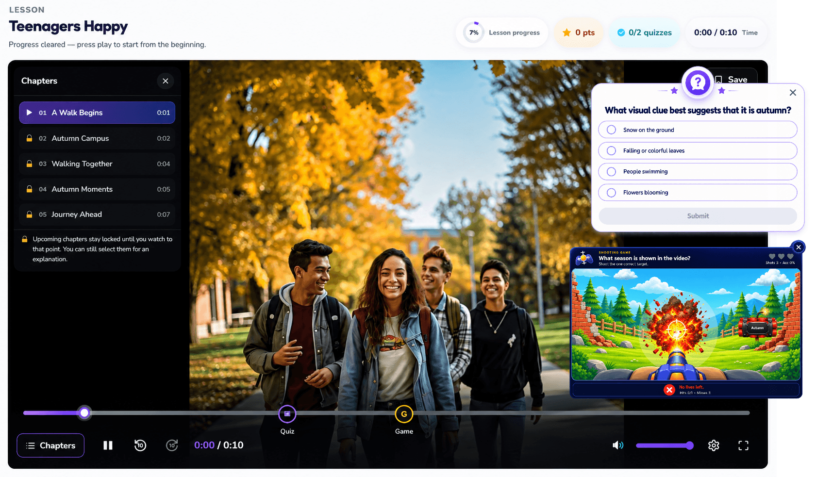 ClassImpact lesson editor